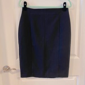 Black pencil skirt